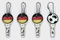 FUSSBALL 4ER SET WELTMEISTER - KEYCOVERS - SCHLSSELKAPPEN