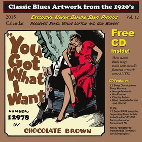 CLASSIC BLUES ARTWORK FROM THE 1920s - 2015 Calendar