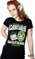 MEXICAN WRESTLING - GIRL SHIRT SCHWARZ