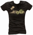 Chilled Beach - Girl Shirt schwarz Modell: VBT295