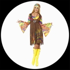 Hippie Kostüm Damen - 1960s Groovy Lady