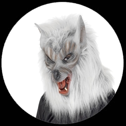Wolf Maske Grau - Klicken fr grssere Ansicht