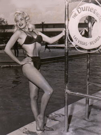 Jayne Mansfield - Bikini Posing