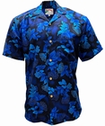 ORIGINAL HAWAIIHEMD - OHIA - NAVY - PARADISE FOUND