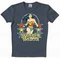 Logoshirt - Wonder Woman Shirt - DC Comics - Dunkelblau