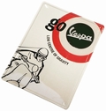 Vespa Blechschild Go Vespa