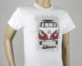 VW T1 BUS T-SHIRT - STRAHLEN/ROT/WEISS
