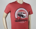 VW T1 BUS T-SHIRT - VINTAGE LOGO/ROT