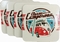  x VW BULLI UNTERSETZER SET - CLASSIC CAMPERVAN COASTER