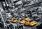  x FOTOTAPETE - NEW YORK - TAXIS - CABS QUEUE