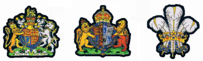3 königliche Wappen