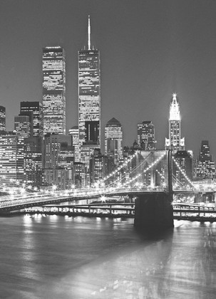 Fototapete - New York - Brooklyn Bridge 183 x 254cm - Klicken fr grssere Ansicht