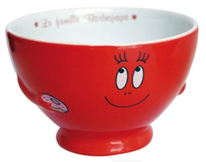 BARBAPAPA SCHSSEL - BARBAWUM - ROT