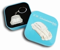 VW BEETLE SCHLSSELANHNGER - WEISS - VOLKSWAGEN