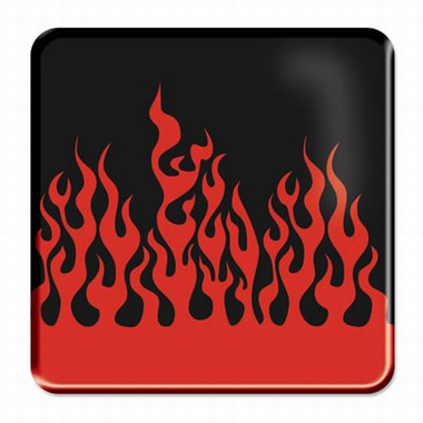 FLAMMEN FLIESENAUFKLEBER auf einer Mainz Wunschliste / Geschenkidee