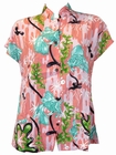 KALAKAUA - ORIGINAL HAWAIIBLUSE - GOLDFISH - CORAL