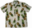Original Hawaiihemd - Maui Pineapple - Weiss - Waimea Casual Modell: WCMPI-white