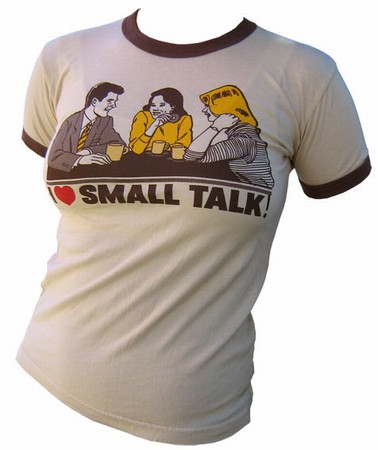 VINTAGEVANTAGE - SMALL TALK GIRLIE SHIRT auf einer Teisendorf Wunschliste / Geschenkidee