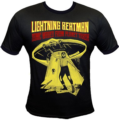 LIGHTNING BEAT-MAN SHIRT - BLACK auf einer Aachen Wunschliste / Geschenkidee