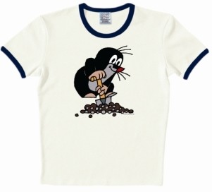 LOGOSHIRT - DER KLEINE MAULWURF SHIRT - WEISS auf einer Dortmund Wunschliste / Geschenkidee
