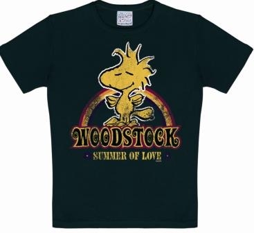 KIDS-SHIRT - PEANUTS - WOODSTOCK - SCHWARZ auf einer Effretikon Wunschliste / Geschenkidee