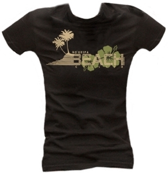 CHILLED BEACH - GIRL SHIRT SCHWARZ auf einer Schneisingen Wunschliste / Geschenkidee