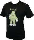 AMOS - PEACE SHIRT - BLACK - MEN