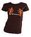 GUNS GIRLIE SHIRT - BRAUN