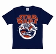 KIDS SHIRT - STAR WARS - X-WINGS BLAU