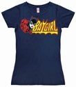 LOGOSHIRT - BATGIRL - GIRL SHIRT BLAU