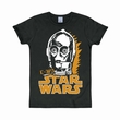 LOGOSHIRT - STAR WARS SHIRT C-3PO SCHWARZ