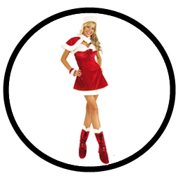 Sexy Weihnachtsfrau Kostüm - Klicken für grössere Ansicht