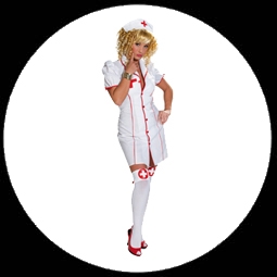 Sexy Krankenschwester Kostm - Weiss