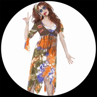 Zombie Hippie Lady Kostm - Klicken fr grssere Ansicht