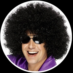 Afro Per�cke schwarz - Klicken f�r gr�ssere Ansicht