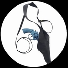 Gangster Pistolenhalfter mit Pistole