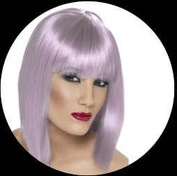 Glam Per�cke Lila - Klicken f�r gr�ssere Ansicht