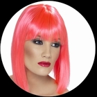 Glam Per�cke Neon pink