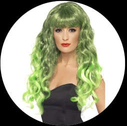 Sexy Sirenen Per�cke Gr�n - Klicken f�r gr�ssere Ansicht