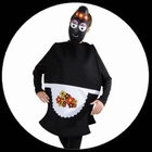 Barbamama Kost�m - Erwachsene Barbapapa schwarz