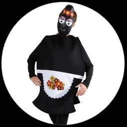 Barbamama Kostm - Erwachsene Barbapapa schwarz - Klicken fr grssere Ansicht