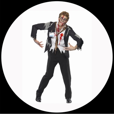 B�ro Zombie Kost�m - Klicken f�r gr�ssere Ansicht