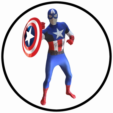 Captain America Morphsuit - Digitales Kostüm - Klicken für grössere Ansicht