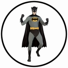 GANZKÖRPERANZUG BATMAN - 2ND SKIN