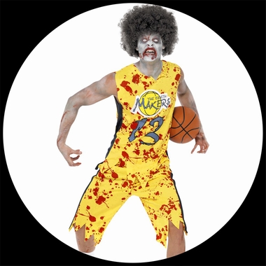 Zombie Basketball Spieler Kostm - Klicken fr grssere Ansicht