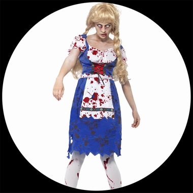 Zombie Dirndl - Zombie Bayerin Kost�m - Klicken f�r gr�ssere Ansicht
