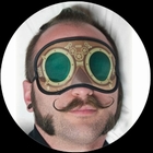 Steampunk Schlafmaske