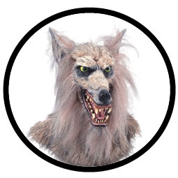 Wolfmaske Deluxe Erwachsene - Klicken für grössere Ansicht