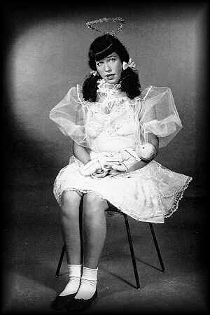 Bettie Page - als Mädchen