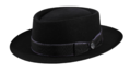 Fedora niederer Kopf Paspel & Garn